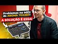Resolvido! Como corrigir o atraso no MIDI da Aroma TDX 25 II (Firmware Update passo a passo)