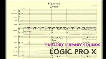 Cinematic Action Music | Logic Pro Factory Library Sounds