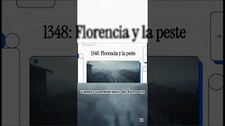 La peste de Florencia! 1348 #historia #curiosidadeshistoricas #trending