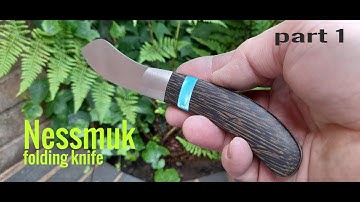 Folding knife making with hidden screws - part 1.