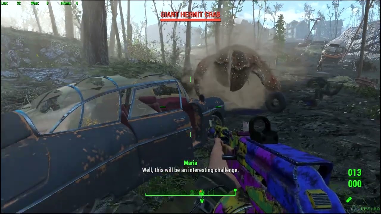 Fallout 4 Giant Hermit Crab Mutant Menagerie Big Game Hunting