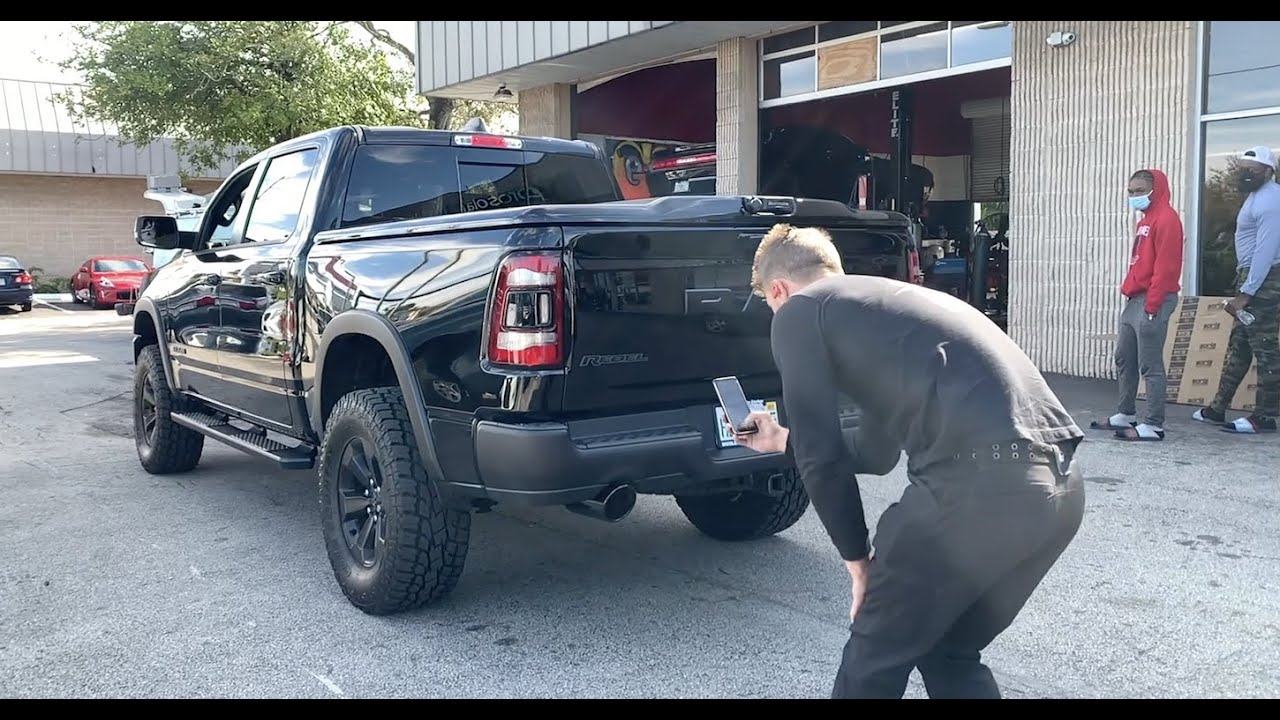 Звук выхлопной системы RAM Rebel 2020 года ****ВНИМАНИЕ**** Borla Atak...