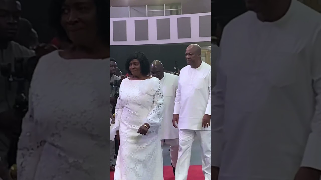 president John Mahama & Vice Jane Naana 