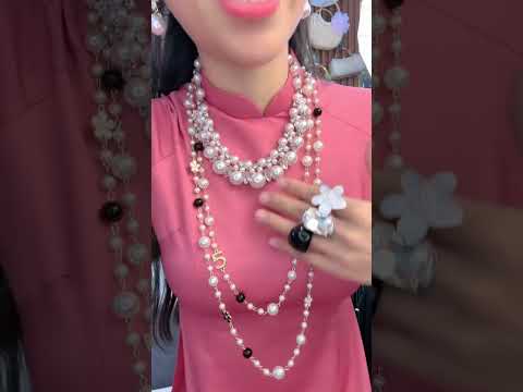 Phong Cách Dây Chuyền Ngọc Trai Thu Đông | Meaodai.com