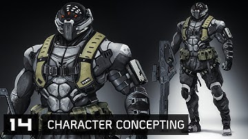 [CHARACTER CONCEPTION] Photobash/Kitbash Timelapse | Photoshop
