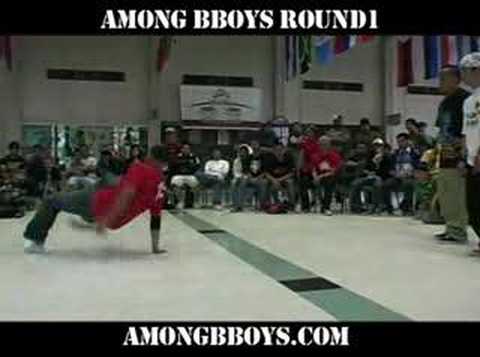 Round 1: Breakhearts vs Randum 9 (Among B-Boys 3, Fresno) - YouTube