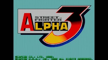 Street Fighter Alpha 3 - Intro  ( Rendered in 4K )
