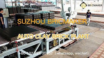 Automatic clay brick plant robot stacking tunnel kiln complete line
