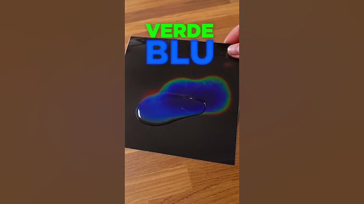 Questa carta CAMBIA COLORE con il CALDO!