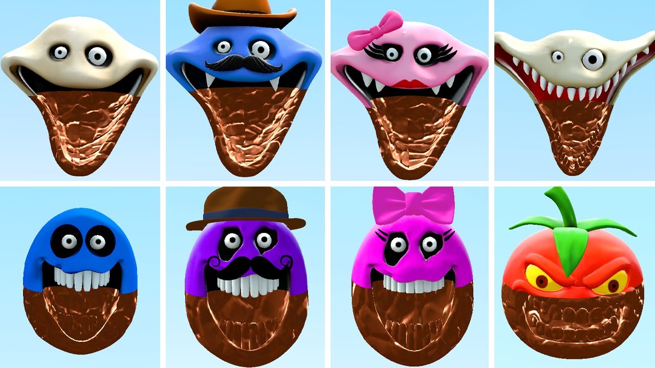 I TURNING INTO CHOCOLATE ALL ROBLOX HUNGRY WORM FAMILY In Garry's Mod