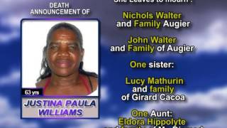Justina Paula Williams long
