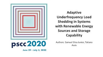 Adaptive Underfrequency Load Shedding in Systems with Renewable Energy Sources and Storage...
