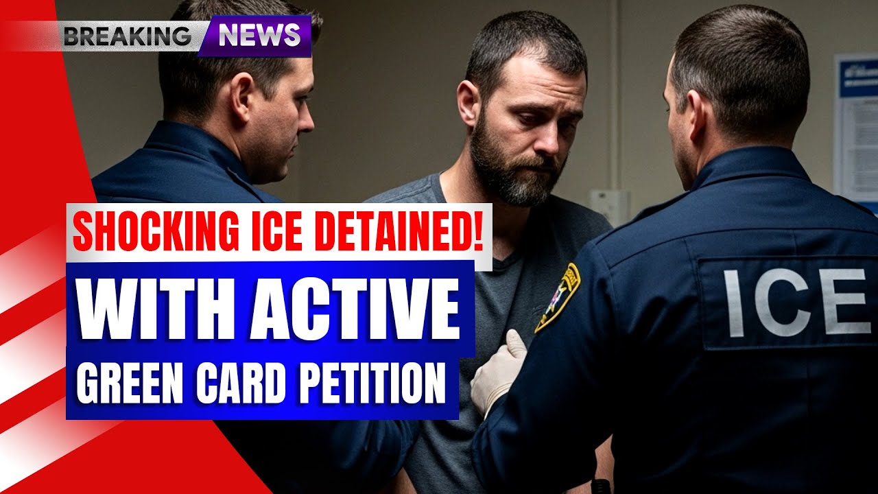SHOCKING: ICE Detains Man With ACTIVE Green Card Petition, US Wife in Tears! USCIS News