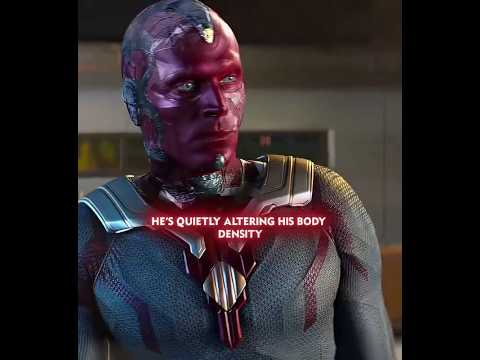 How Vision Changes His Body Density According To The Scenario 😱 #shortsfeed #marvel