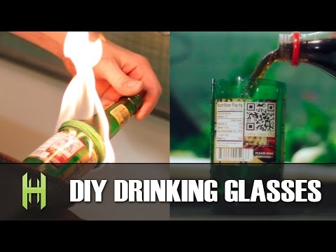 DIY Drinking Glasses from a Beer Bottle