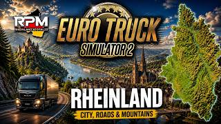 How To Install RPM Rheinland & Pfalz 1:1 Map ETS2 1.59 | Beautifull City And Mountain Roads