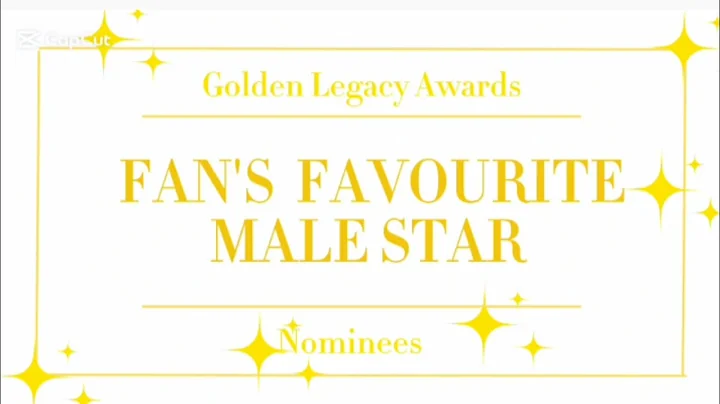 GOLDEN LEGACY AWARDS - FANS' FAVOURITE MALE STAR NOMINEES (Read Description). 