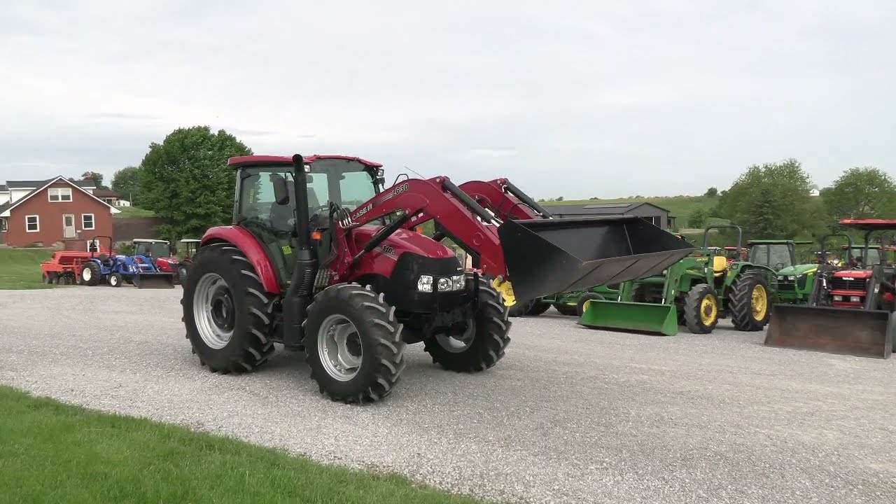 2020 Case IH Farmall 110C Tractor w/ Cab & Loader! Like New! For Sale by Mast Tractor Sales