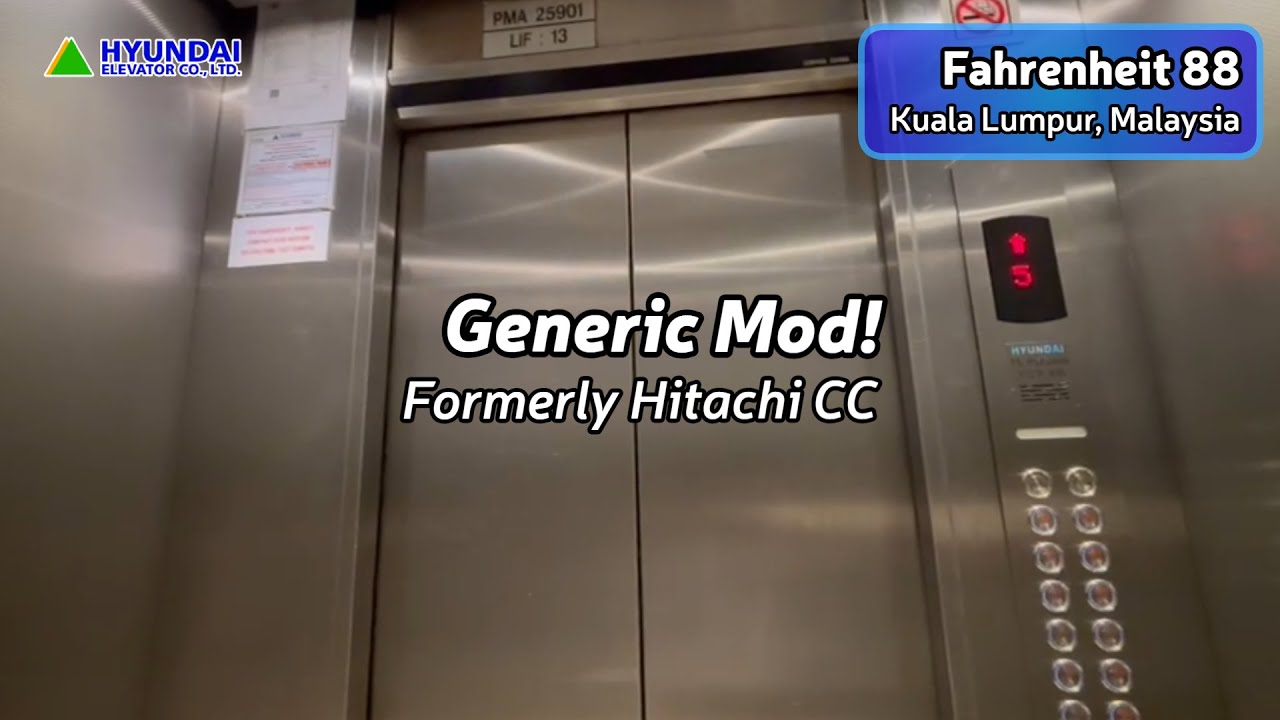 [GA] Hyundai (Mod) Elevators - Fahrenheit 88, Kuala Lumpur, MY