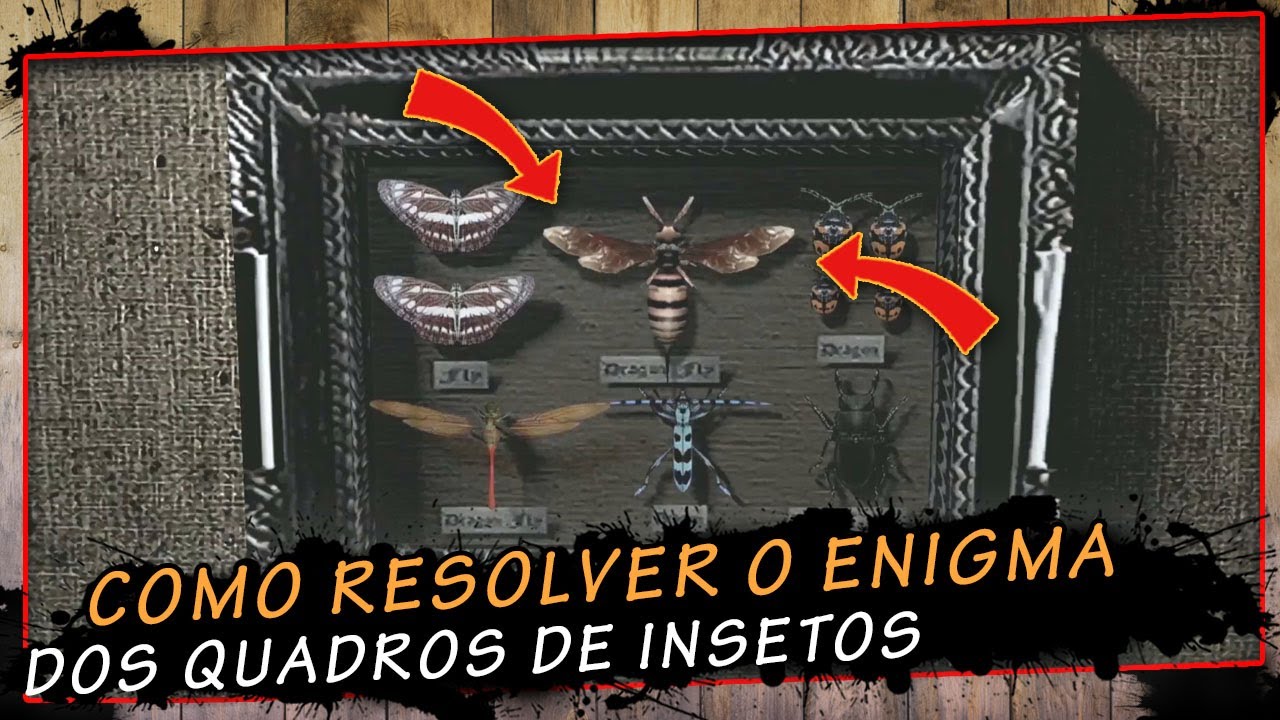 Miniatura do vídeo Resident Evil 1 Remastered, Como resolver o enigma dos quadros de insetos e conseguir o Wind Crest