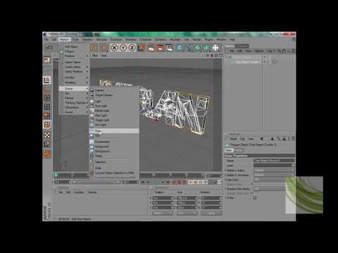 Shatter Text Cinema 4D Tutorial