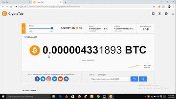 Earn Bitcoin While Browsing The Internet Using Cryptotab Browser
