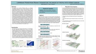 Lawrence Pedestrian Realm: Integrating the needs of people into street design