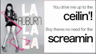 Auburn - LA LA LA  Feat Iyaz Lyrics Video