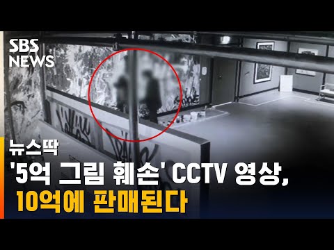 &amp;#39;5억&amp;#39; 그림 망치는 <strong>CCTV</strong>, &amp;#39;10억 원&amp;#39;에 팔린다 / <strong>SBS</strong> / 뉴스딱