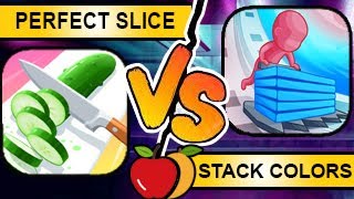 🍎Stack Colours🆚Perfect Slice - Videos Gameplay iOS,Android All Levels Game Mobile EFYAR screenshot 3