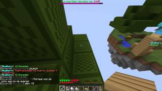 Los Hacker Siempre molestando team de 4 Minecraft Skywars