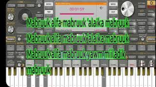 karaoke sholawat mabruk alfa mabruk