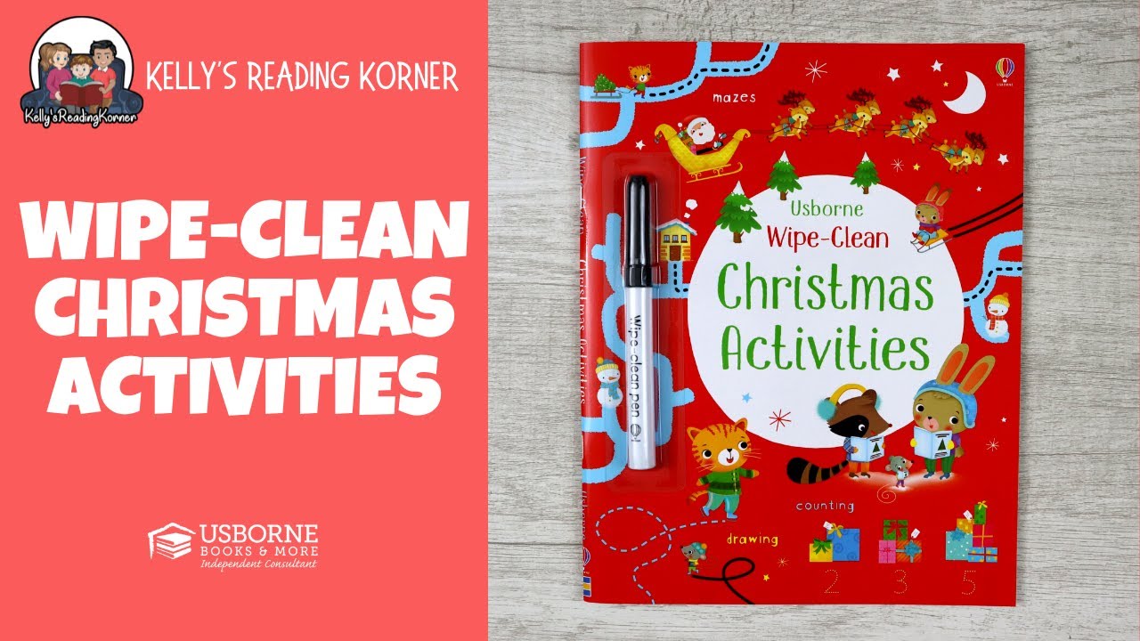 Usborne Books & More WipeClean Christmas Activities [Christmas Books