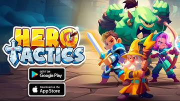 Hero Tactics: 2 Player Game Gameplay | Tactical Strategy (Android & iOS)
