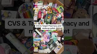 CVS & Target Pharmacy & Makeup Pallet Mixed load no piece count Size: 40 x 48 x 29 in $1200