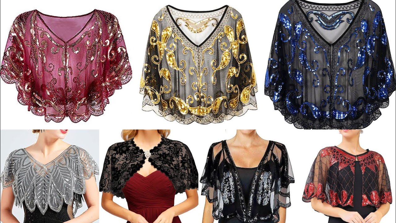 Short Cape Pearls Luxury Wedding Bolero Romantic Elegant Bridal Accessories2023