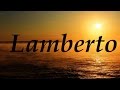 Lamberto, significado y origen del nombre