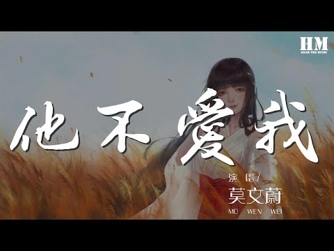 莫文蔚 - 他不愛我『他不愛我 我看透了他的心』【動態歌詞Lyrics】