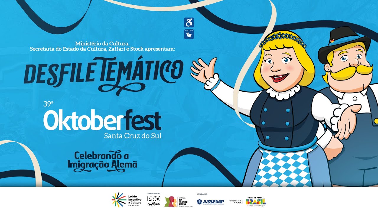 Desfile Temático 39ª Oktoberfest de Santa Cruz do Sul