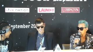 Download Lagu [BIGBANG ALIVE IN SG Presscon] The glorious T.O.P and a sweet ToBae moment (120927) MP3