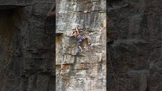 “Insatiable” 7B+, The Wave, Cheddar Gorge, UK #climbing #climb #ukclimbing #girlclimber