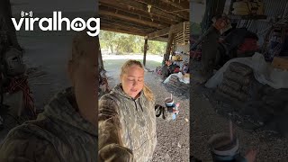 Turkey Imitates Gargling Water || ViralHog