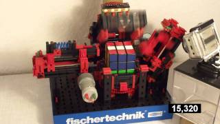 e-buc, the fastest rubik's cube solver from fischertechnik