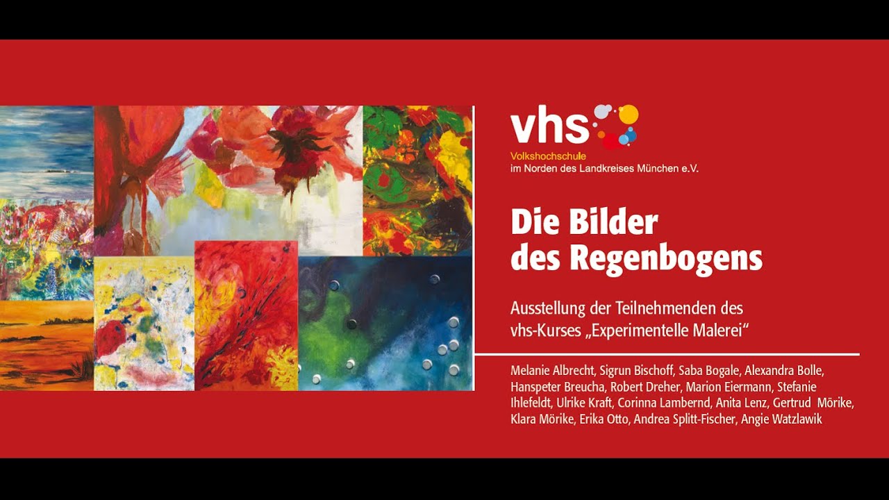 Ein Lebensfest: Vernissage "Bilder des Regenbogens"