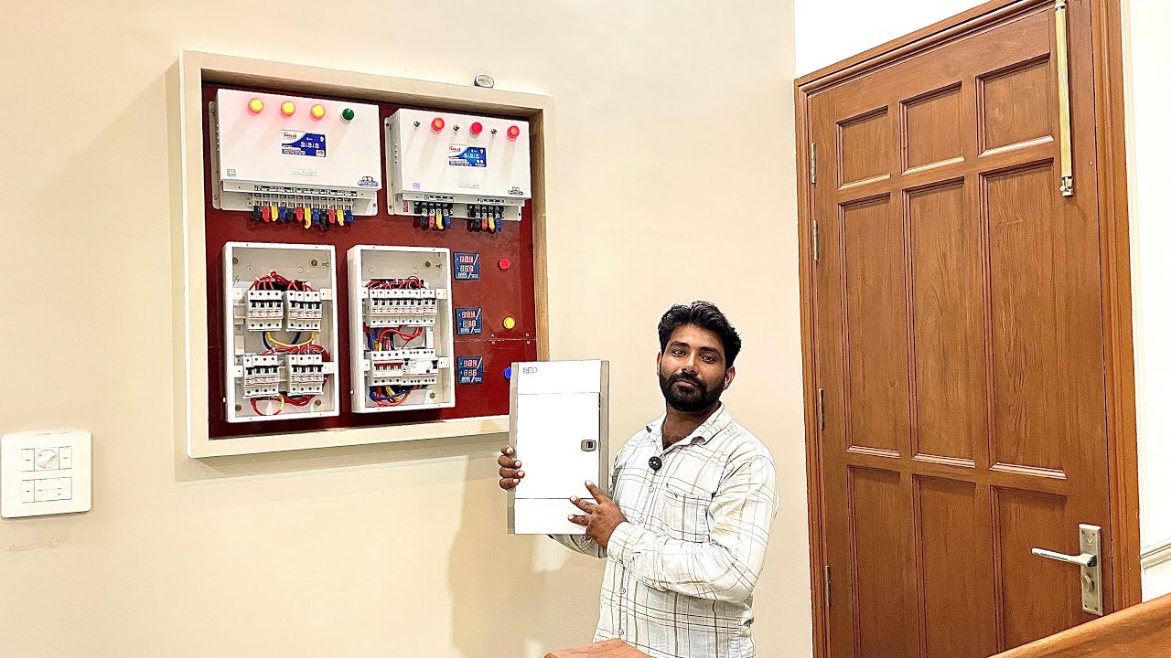 Best Electrical Distribution Board Installation 🔌 | REO DB Box | Complete Home Wiring Setup