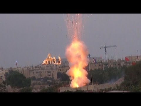 Cylinder Shell / Zylinderbombe - Malta - Beraq-Spirals [Full HD]