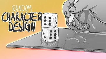 RANDOM ART CHALLENGE! Character Design from a dice roll! Procreate Speed Drawing Timelapse!