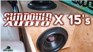 2 sundown audio x v2 15's in a unique enclosure Sundown Audio X V2