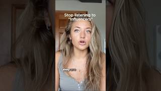 ‼️ STOP listening to “Influencers” #socialmedia  #trending #redpill #feminist #influencer