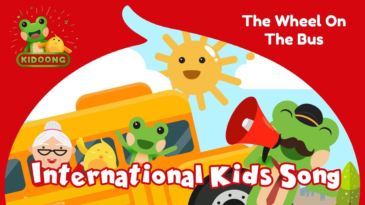 The Wheel On The Bus Kids Song Popular Kidoong Play Nursery Rhymes
